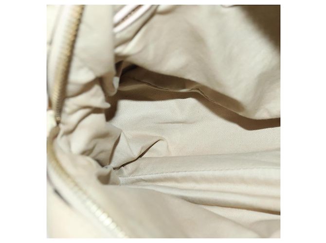 Chloé Borsa a spalla Chloe Paraty in pelle beige oro 2 vie Auth bs19071 D'oro - vista 20