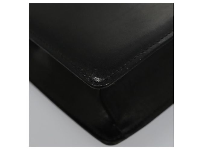Céline Borsa a Spalla CELINE in Pelle Nera Oro Auth ar12705 Nero D'oro - vista 15