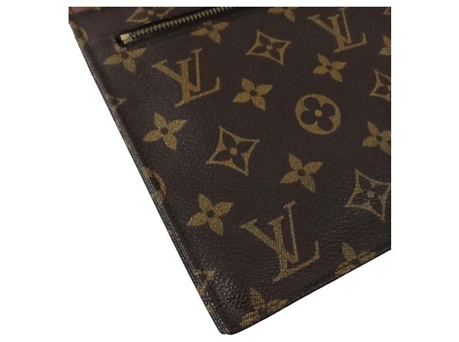 Pochette Louis Vuitton Rabat 23 Marrone in Tela - vista 3