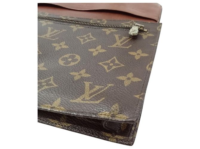 Pochette Louis Vuitton Rabat 23 Marrone in Tela - vista 4