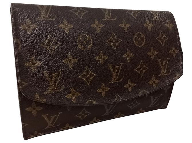 Pochette Louis Vuitton Rabat 23 Marrone in Tela - vista 9