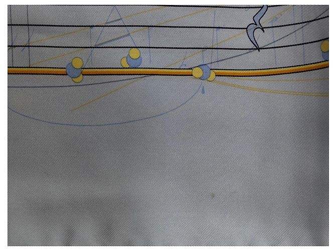 Hermès Seidentuch Die Musik der Sphären Hellblau - Ansicht 4