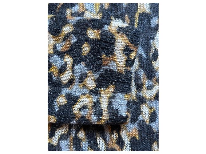 Maglione Ikks con Stampa Leopardata in Mohair e Lana Stampa leopardo - vista 2