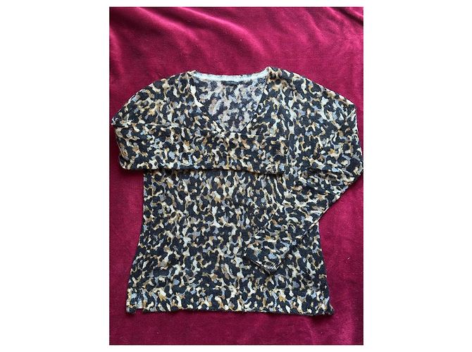Maglione Ikks con Stampa Leopardata in Mohair e Lana Stampa leopardo - vista 5