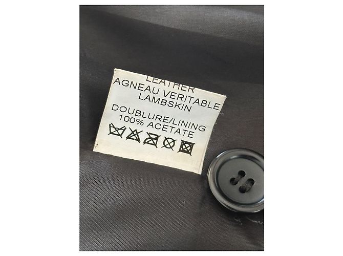 Gerard Darel Schwarze Lederjacke Größe 38 - Ansicht 7