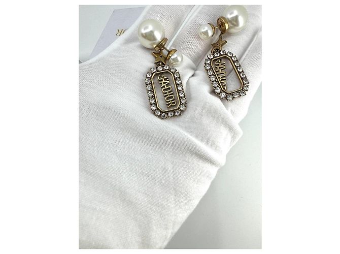 Orecchini Christian Dior Charm Jadior Tribal Oro Gold hardware - vista 5