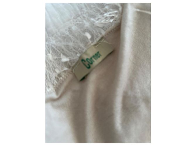 Autre Marque Pull Corner Flora Couleur Eggshell Blanc cassé - vue 7