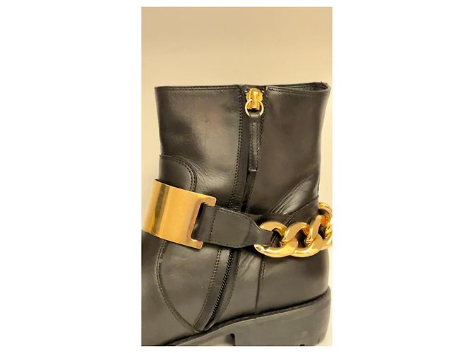 Stivali da biker Brooke di Giuseppe Zanotti Nero Gold hardware - vista 10