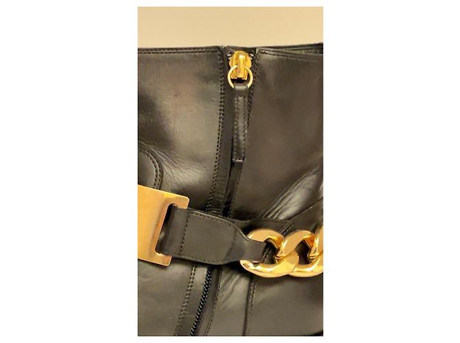 Stivali da biker Brooke di Giuseppe Zanotti Nero Gold hardware - vista 11
