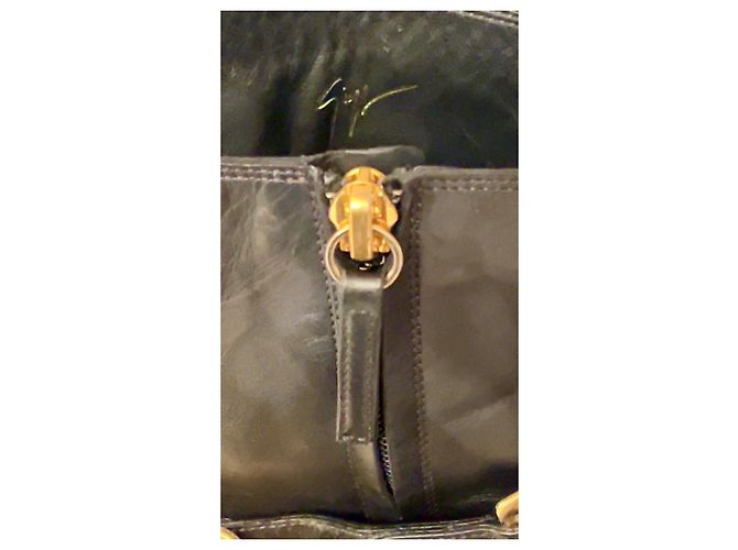 Stivali da biker Brooke di Giuseppe Zanotti Nero Gold hardware - vista 12