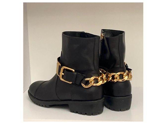 Stivali da biker Brooke di Giuseppe Zanotti Nero Gold hardware - vista 8