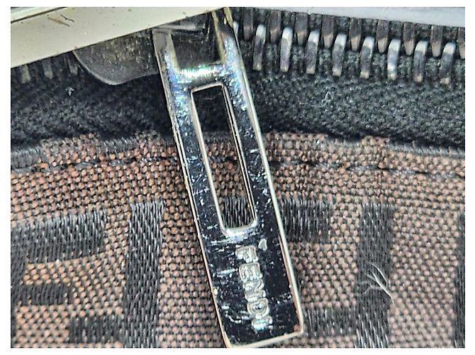 Borsa Fendi Baguette Zucca Zucchino Marrone scuro - vista 13