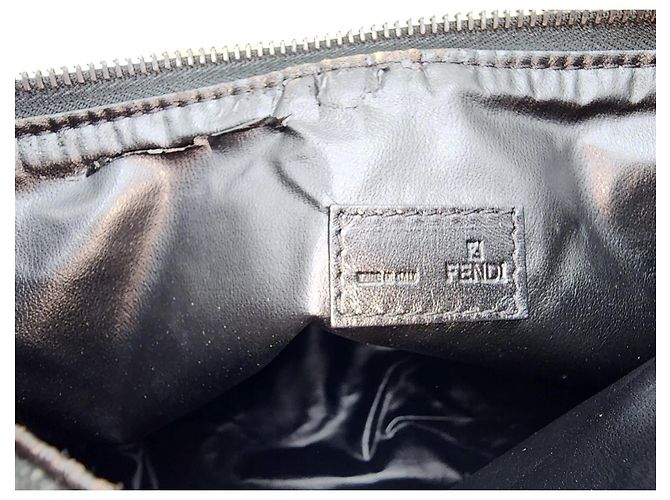 Borsa Fendi Baguette Zucca Zucchino Marrone scuro - vista 3