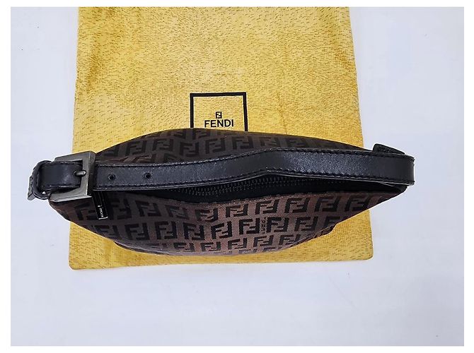 Borsa Fendi Baguette Zucca Zucchino Marrone scuro - vista 6