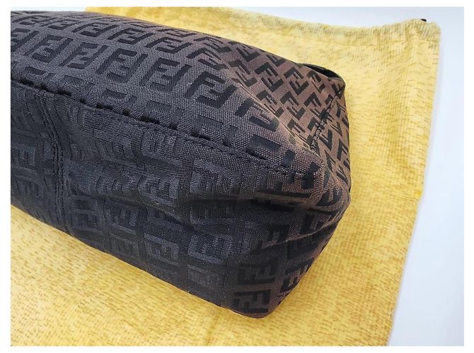 Borsa Fendi Baguette Zucca Zucchino Marrone scuro - vista 9