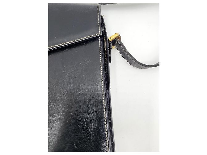 Borsa a tracolla trapezoidale Christian Dior CD Logo Plate Nero - vista 14