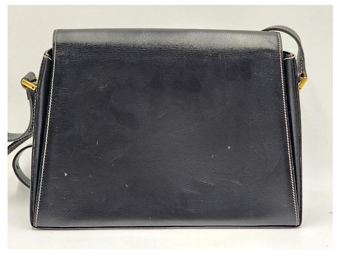 Borsa a tracolla trapezoidale Christian Dior CD Logo Plate Nero - vista 2