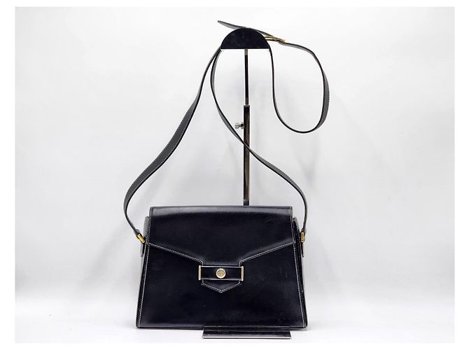 Borsa a tracolla trapezoidale Christian Dior CD Logo Plate Nero - vista 4