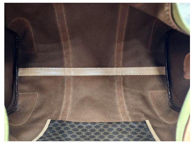 Céline Borsa da viaggio Boston Duffel Triomphe di Celine Macadam Marrone - vista 13