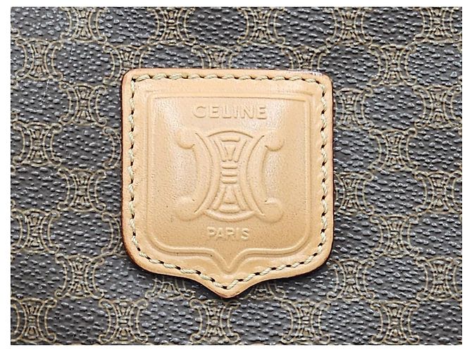 Céline Borsa da viaggio Boston Duffel Triomphe di Celine Macadam Marrone - vista 4