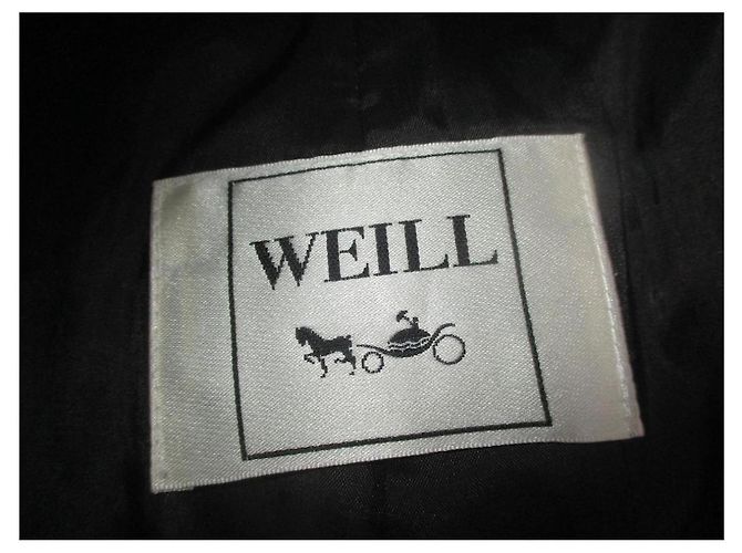 Weill Houndstooth Wool Jacket Dark Grey - view 4