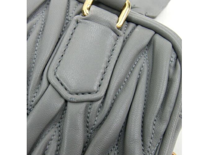 Borsa Miu Miu Matelassé Marrone - vista 5