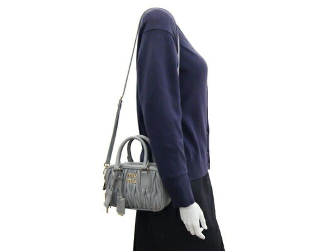 Borsa Miu Miu Matelassé Marrone - vista 9