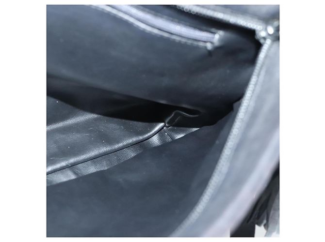 BALLY Borsa a Spalla in Pelle Verniciata Nera e Oro Auth 97194 Nero D'oro - vista 17