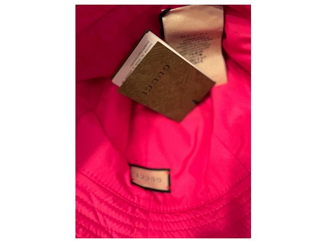 Cappello Gucci in nylon fucsia Fuschia - vista 3