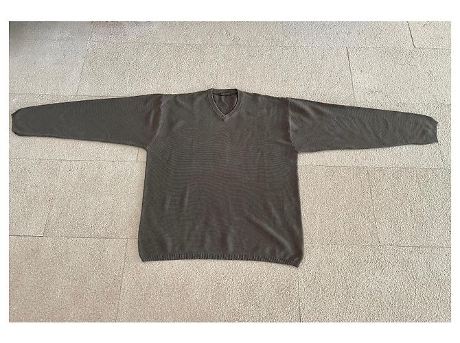Militärgrün oder Khaki - Baumwolle - XXL - V-Ausschnitt Adolfo Dominguez - Ansicht 3