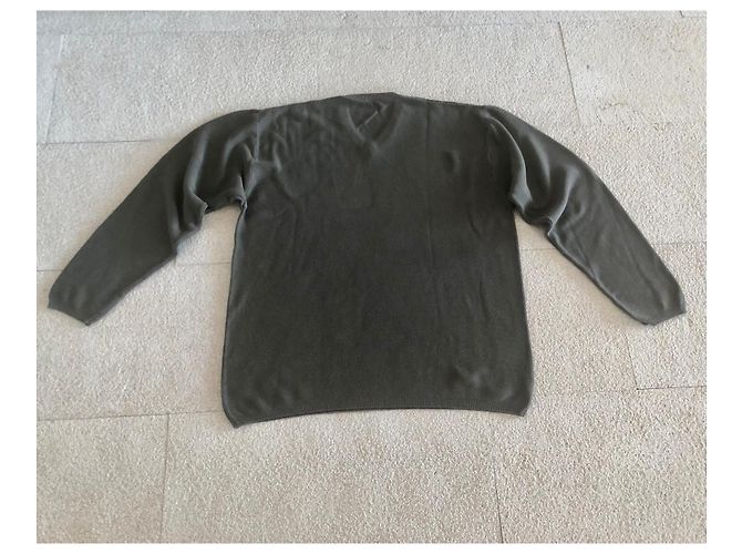 Militärgrün oder Khaki - Baumwolle - XXL - V-Ausschnitt Adolfo Dominguez - Ansicht 7