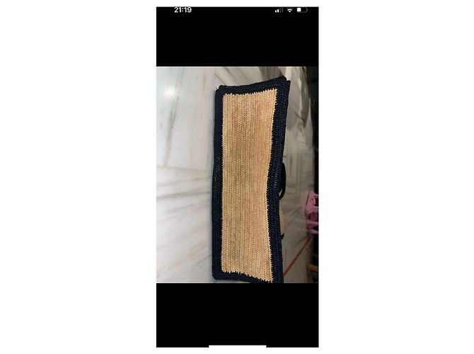 Cabas Rive Gauche Borsa Tote Saint Laurent Rive Gauche Paglia - vista 5
