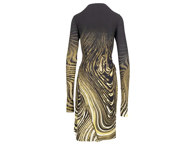 Roberto Cavalli Tierdruckkleid mit Frontreißverschluss - 2000er Mehrfarben - Ansicht 3
