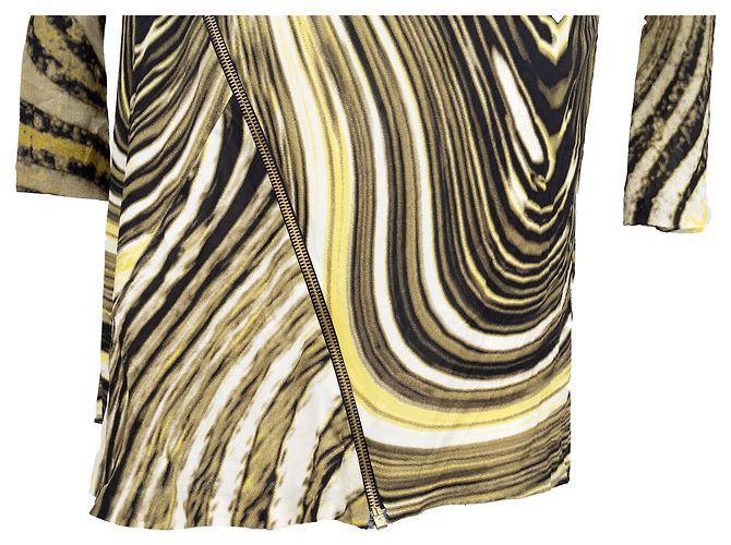 Roberto Cavalli Tierdruckkleid mit Frontreißverschluss - 2000er Mehrfarben - Ansicht 6