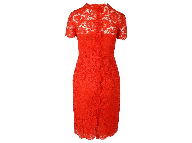 Valentino Garavani Valentino Spitzen-Midi-Kleid - 10er Jahre - Ansicht 2