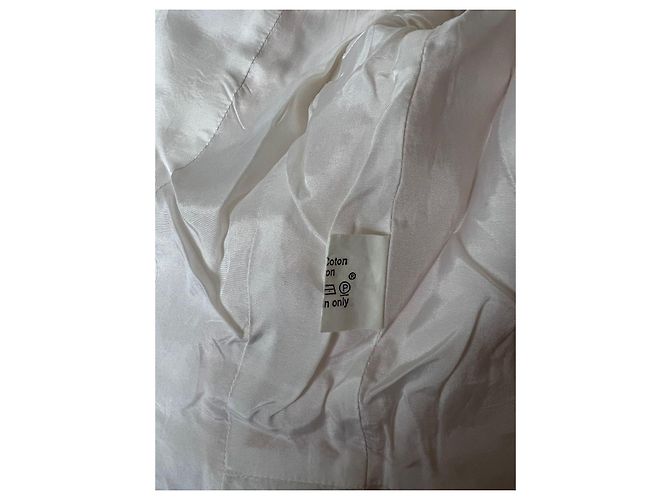 Thierry Mugler Jacke Leinen Pfirsich Angeln - Ansicht 2