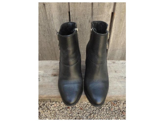Stivaletti in pelle nera The Kooples Nero - vista 2