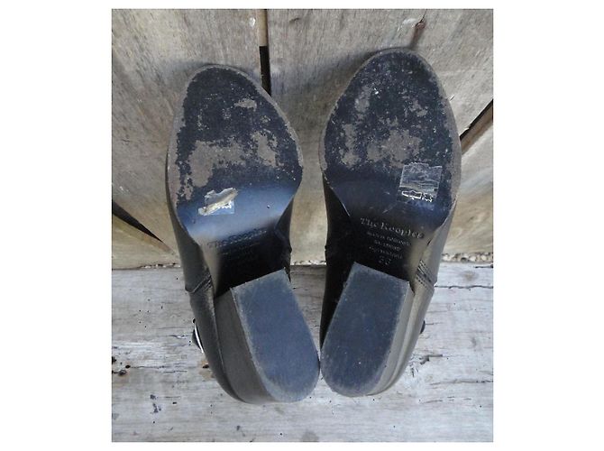 Stivaletti in pelle nera The Kooples Nero - vista 4