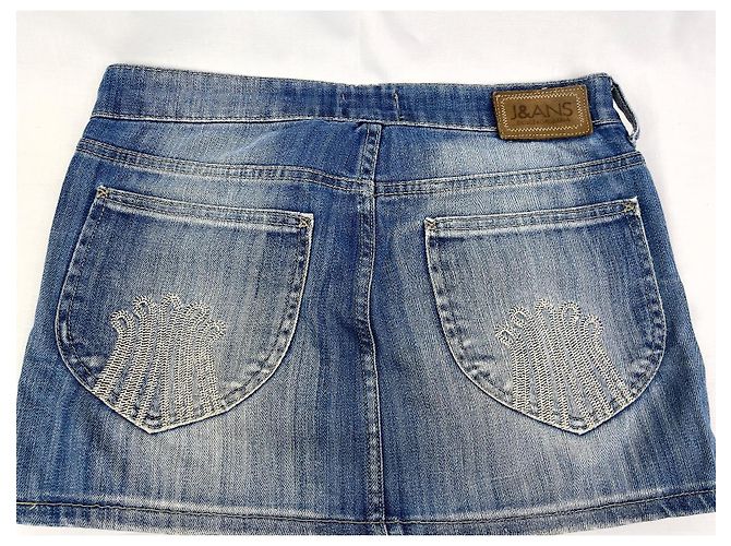 Minigonna in cotone blu D&G - vista 6