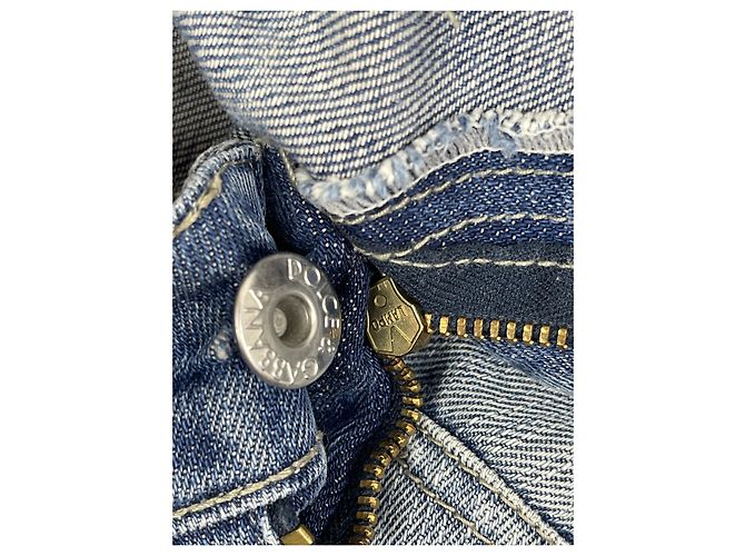 Minigonna in cotone blu D&G - vista 9