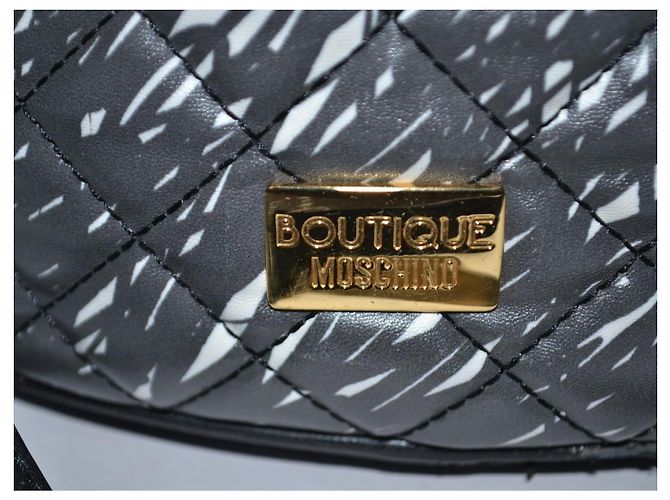 Borsa a secchiello Moschino in pelle fantasia Multicolore - vista 6