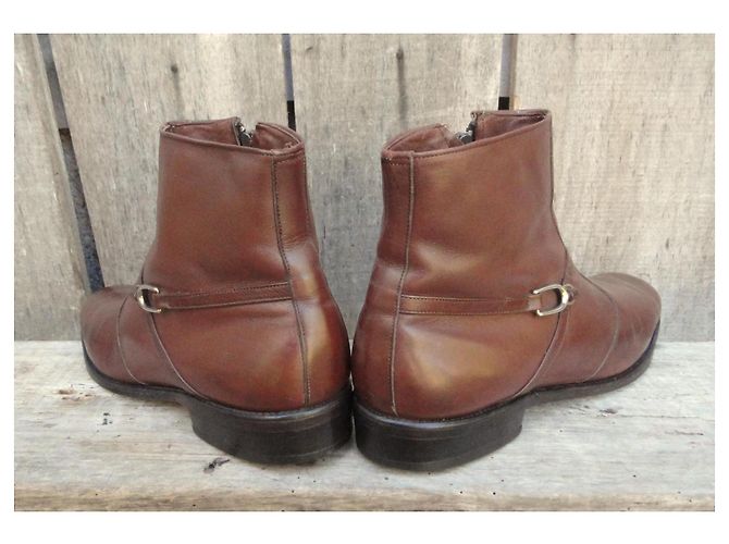 Autre Marque Allen Edmonds Leather Boots Brown - view 5