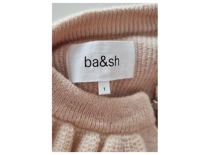 Leichter beiger Pullover aus Mohair-Wollmischung Ba&sh - Ansicht 10