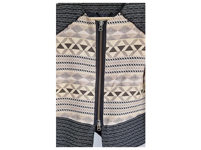 Day Birger & Mikkelsen Blazer de mezcla de algodón DAY Birger et Mikkelsen Multicolor Gris Crudo - vista 2