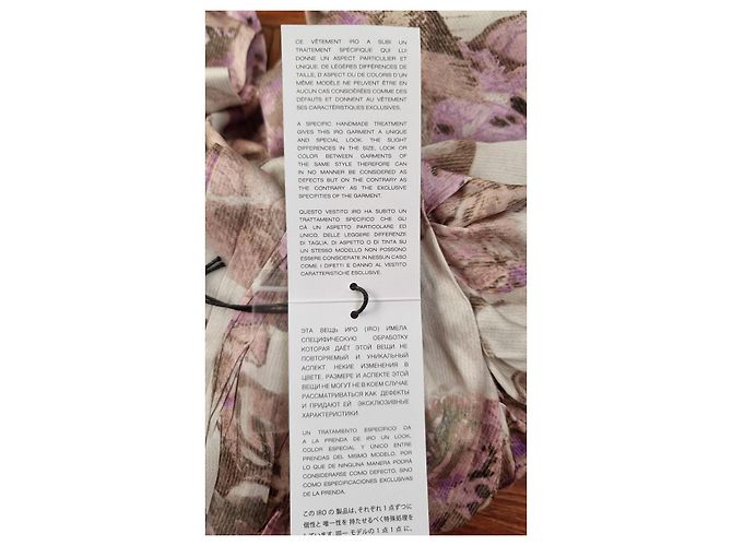 Vestido mini de viscosa impresa Iro Nirveli con mangas largas Multicolor - vista 9