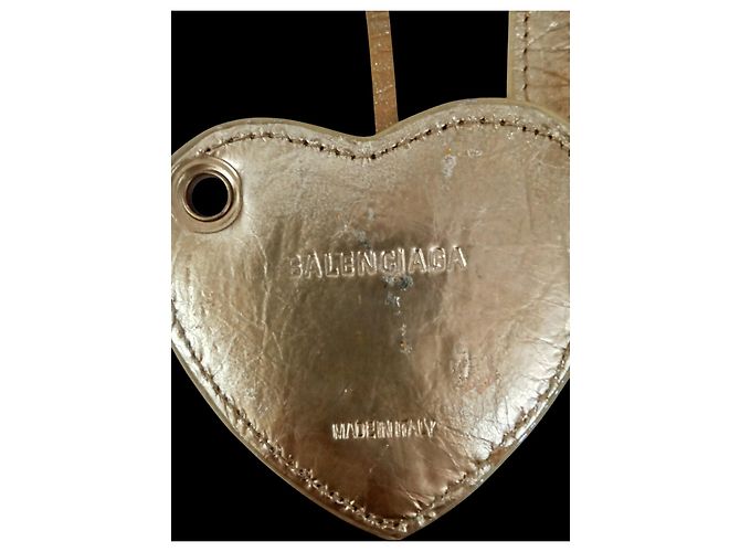 City Borsa a spalla Balenciaga Cagole in Pelle d'agnello Dorata D'oro - vista 7