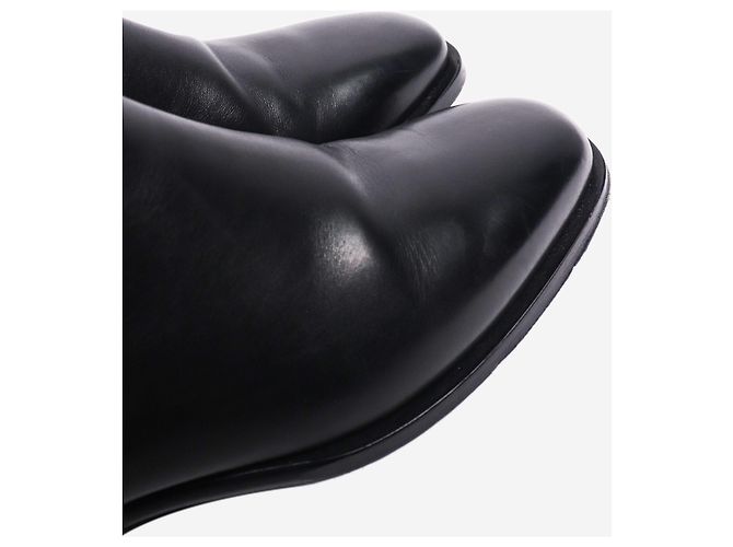 The row Black leather Chelsea ankle boots - size EU 38 - view 6