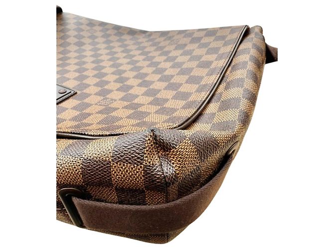 Louis Vuitton Brooklyn Porte-documents marron en toile GM - vue 4