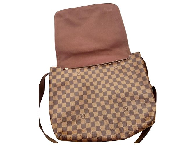 Louis Vuitton Brooklyn Porte-documents marron en toile GM - vue 6