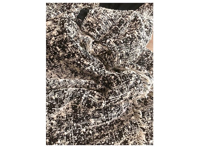 Ärmelloses Kleid Proenza Schouler Größe 2 US (34-36) Schwarz Beige Aus weiß - Ansicht 8